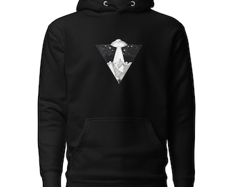 Sudadera con capucha OVNI / Trippy / Naturaleza / Extraterrestre