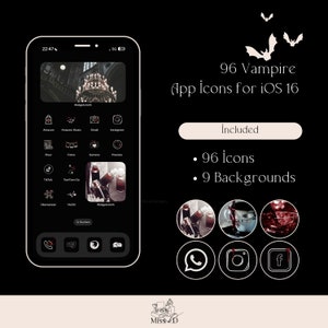 Vampire App Icon Pack iOS16