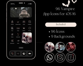 Vampire App Icon Pack iOS16