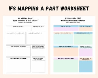 IFS Parts/ifs Mapping Worksheet Internal Family Systems Etsy IFS Parts/ifs Mapping Worksheet Internal Family Systems Etsy