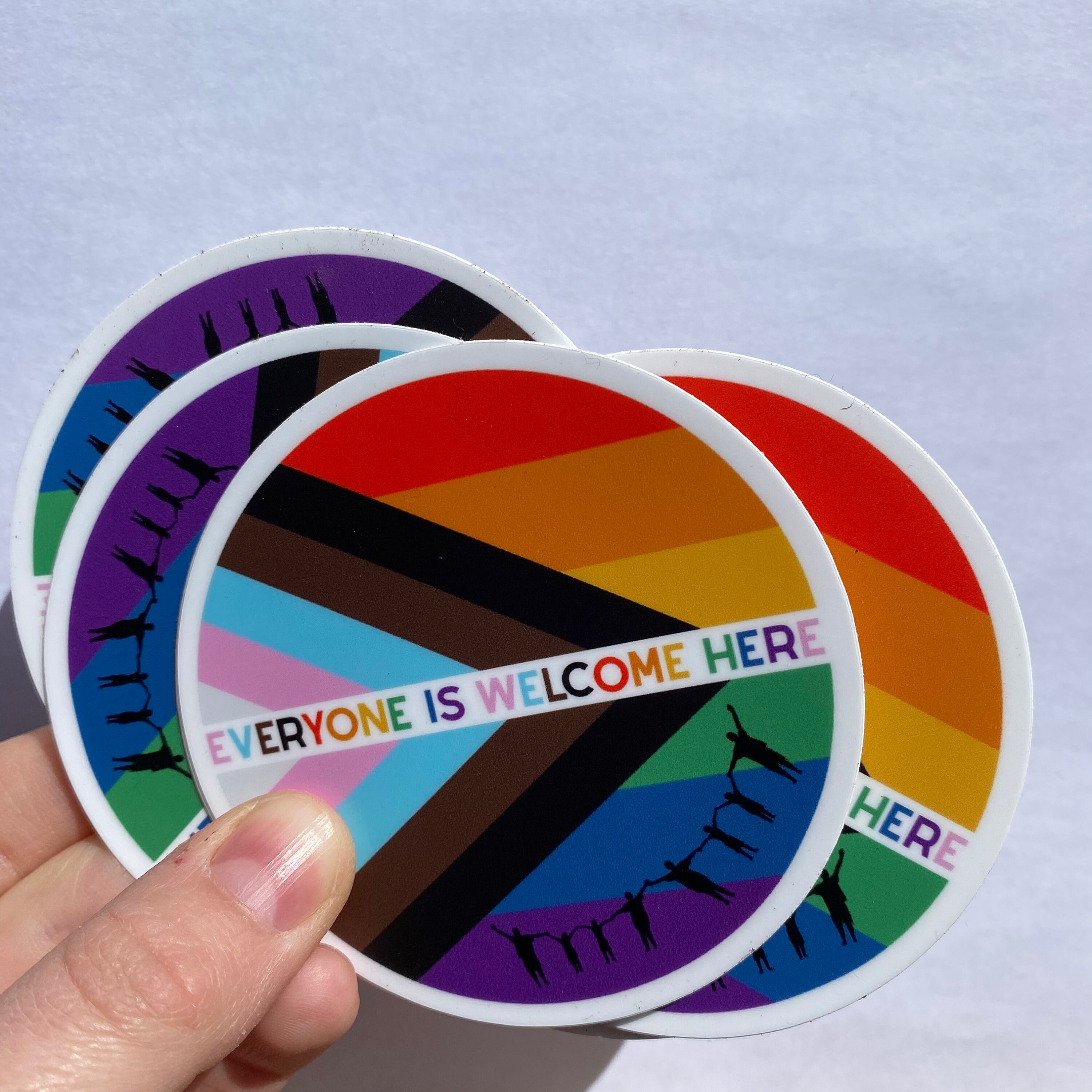 Everyone is Welcome Here Sticker / Safe Space Sticker / Water Bottle ...