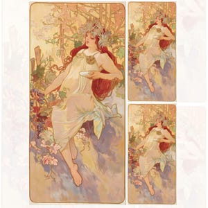 Carta di Riso per Decoupage per Mobili | Grande Carta da Decoupage | 3 Opzioni di Dimensione | Serie Speciale Antica | Motivi d'Arte Barocca