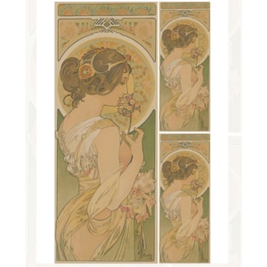 Carta di Riso per Decoupage per Mobili | Grande Carta da Decoupage | 3 Opzioni di Dimensione | Serie Speciale Antica | Motivi d'Arte Barocca