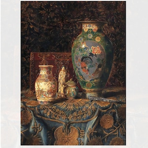 Carta di Riso per Decoupage per Mobili | Grande Carta da Decoupage | 3 Opzioni di Dimensione | Serie Speciale Antica | Motivi d'Arte Barocca