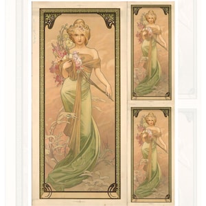 Carta di Riso per Decoupage per Mobili | Grande Carta da Decoupage | 3 Opzioni di Dimensione | Serie Speciale Antica | Motivi d'Arte Barocca