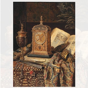 Carta di Riso per Decoupage per Mobili | Grande Carta da Decoupage | 3 Opzioni di Dimensione | Serie Speciale Antica | Motivi d'Arte Barocca
