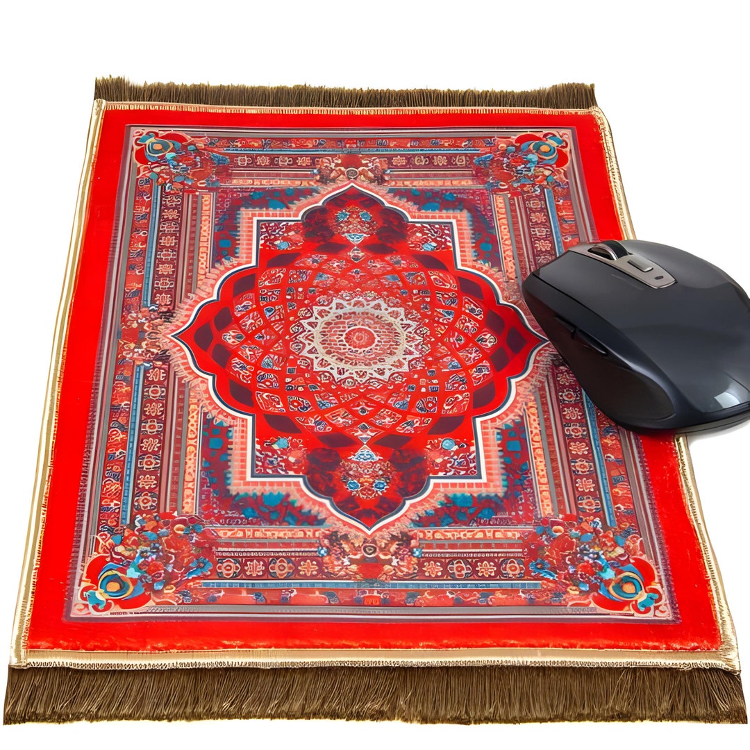 Persian Rug Mouse Pad Mat Desktop Laptop Office Ornamental C40526 Etsy