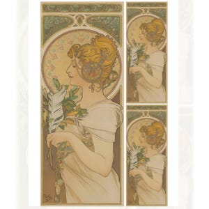 Carta di Riso per Decoupage per Mobili | Grande Carta da Decoupage | 3 Opzioni di Dimensione | Serie Speciale Antica | Motivi d'Arte Barocca