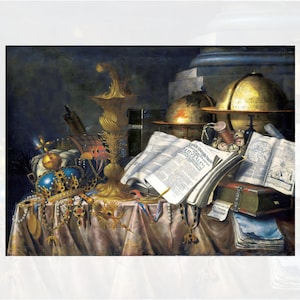 Carta di Riso per Decoupage per Mobili | Grande Carta da Decoupage | 3 Opzioni di Dimensione | Serie Speciale Antica | Motivi d'Arte Barocca