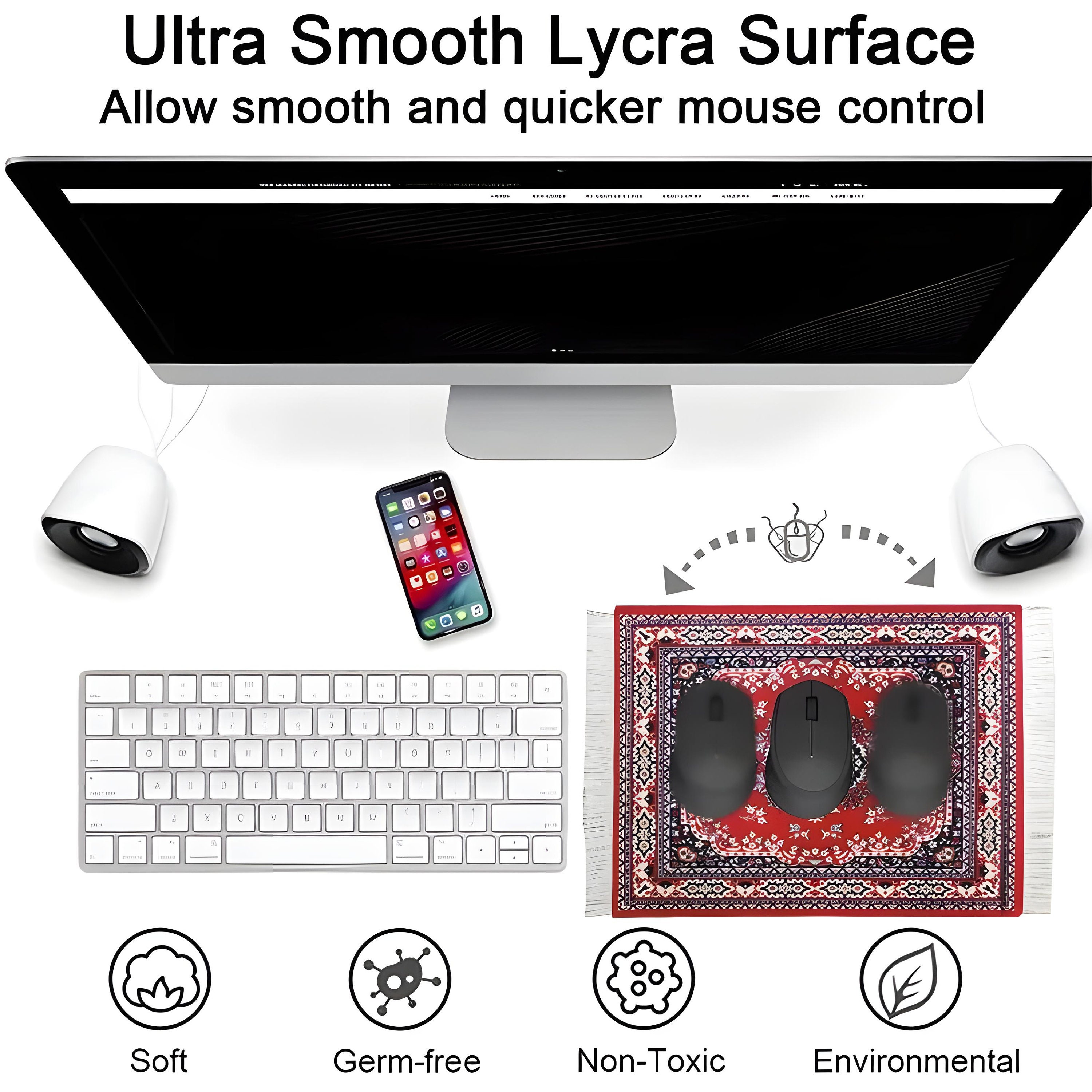 Persian Rug Mouse Mat - pygltbe