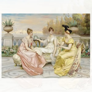Carta di Riso per Mobili | Grande Carta per Decoupage | 3 Formati Disponibili | Serie Vintage Speciale | Motivi Donna Vintage | AT002