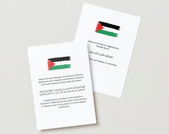 Cartes dua Palestine (ensemble de 2)