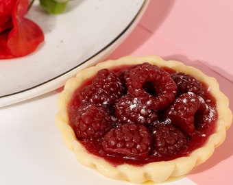 Raspberries Tartlet Soap. Fake food soap. Wedding Favors. Birthday Gift. Soap for sweet tooth. Gift For Mom. Party Favor.Hand Made.Gift Soap