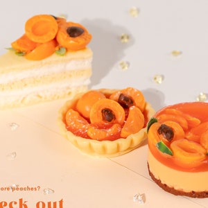 Apricots Tartlet Soap.Fake food soap.Dessert Soap.Birthday Gift.Fake Cake Birthday.Gift For Mom.Handmade Soap.Food Soap.Sweet Soap.Cake Soap