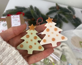 Soap Xmas party gifts with Personalized tag for family,guests,colleagues,clients.A small present for the New Year Holiday.Mini favors