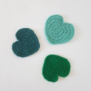 Sous verre, sous tasse Coeur au crochet image 2