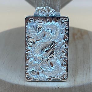 999 zilveren Chinese drakenhanger 33 g