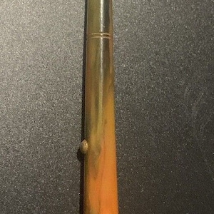 Vintage Fountain Pen Excellent Condition Orange Yellow Bakelite