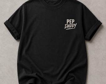 Maglietta Pep Daddy, maglietta divertente con peptide, maglietta streetwear per il benessere, maglietta Comfort Colors, maglietta con grafica minimalista, maglietta per lo stile di vita in palestra