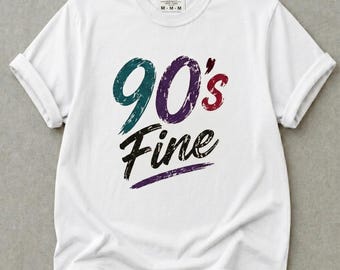 Maglietta grafica vintage anni '90, maglietta nostalgia old school, t-shirt unisex retrò Y2K, maglietta con citazione divertente sull'invecchiamento, regalo per gli amanti degli anni '90 per uomo e donna