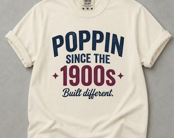 T-shirt vintage con grafica pop anni '900 - T-shirt unisex retrò stile college, stile universitario effetto invecchiato per gli amanti della nostalgia