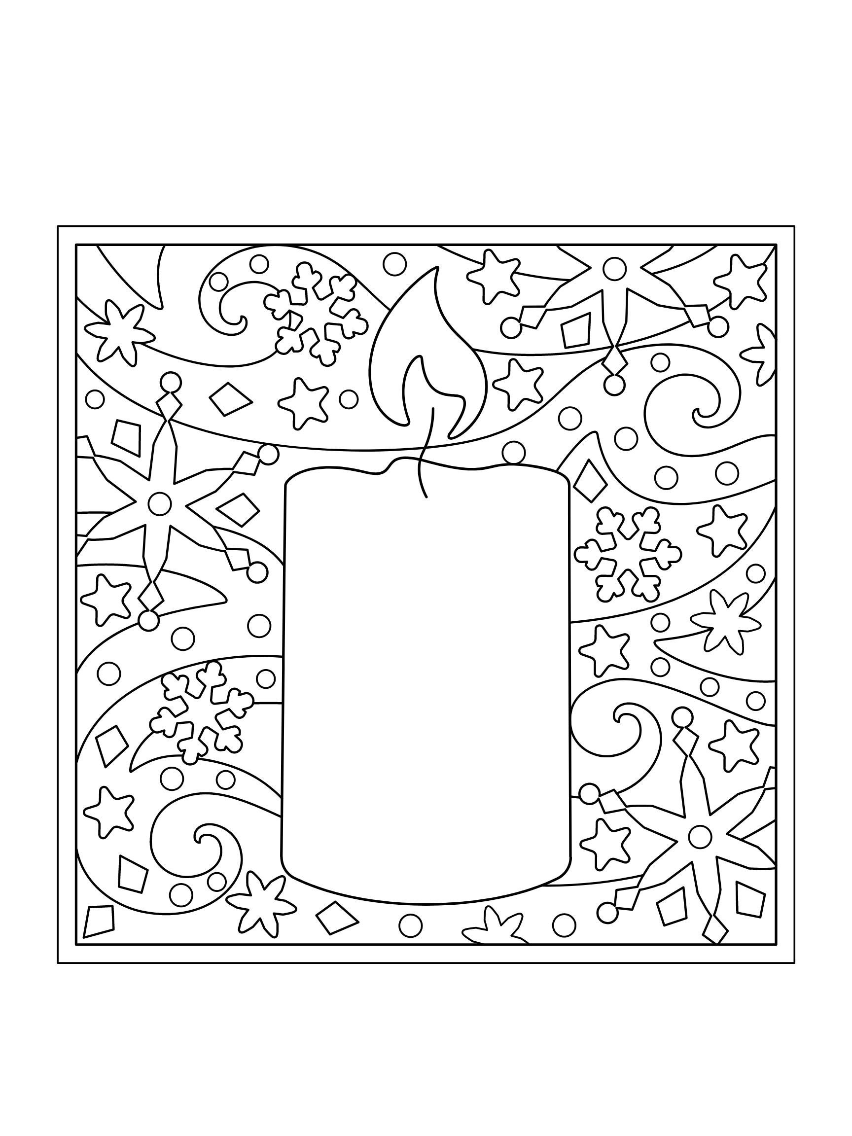 Adult Holiday Coloring Sheets - Etsy