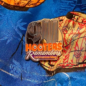 9/11 Hooters Remembers "Let Freedom Wing" Memorial Pin Replica