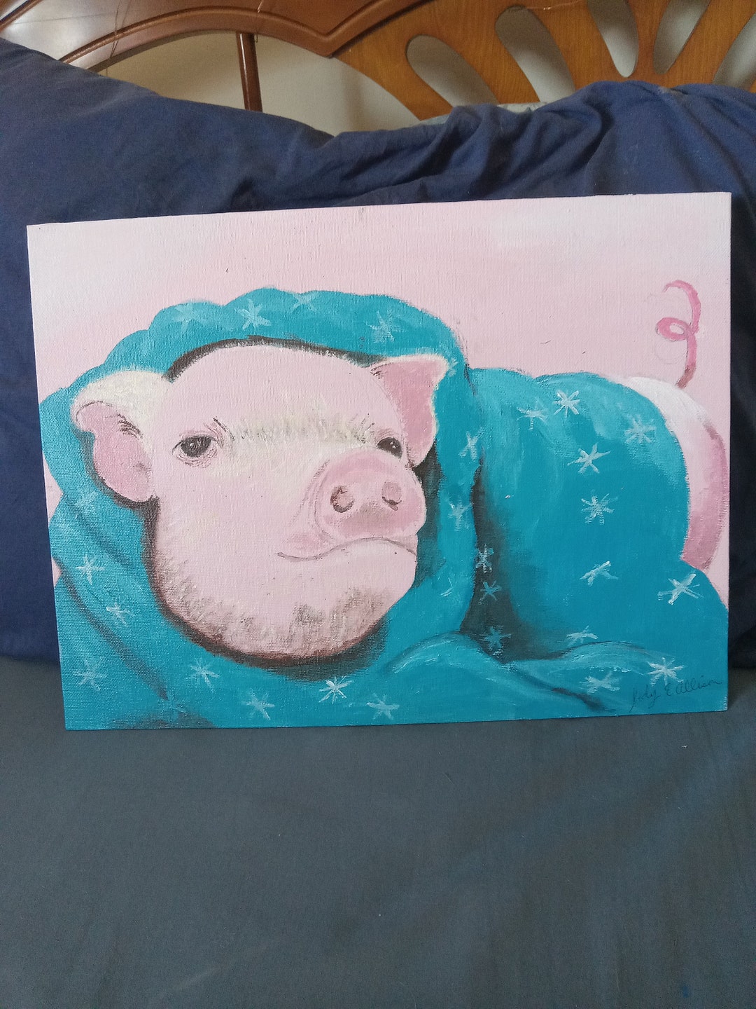 Pig in a Blanket Etsy