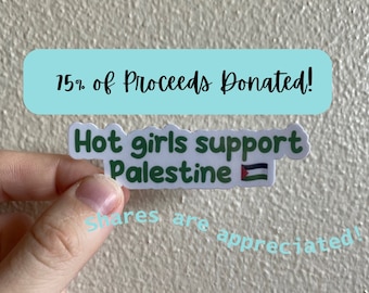 Hot Girls steunen Palestina, gratis Palestina, steun Palestina