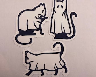 Stickerpakket spookkat