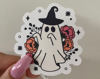 Sticker bloemen spook
