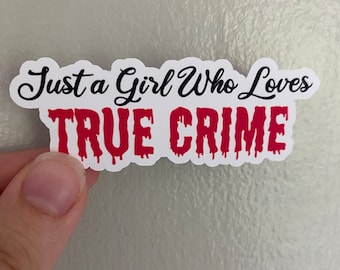 True Crime Lover Sticker