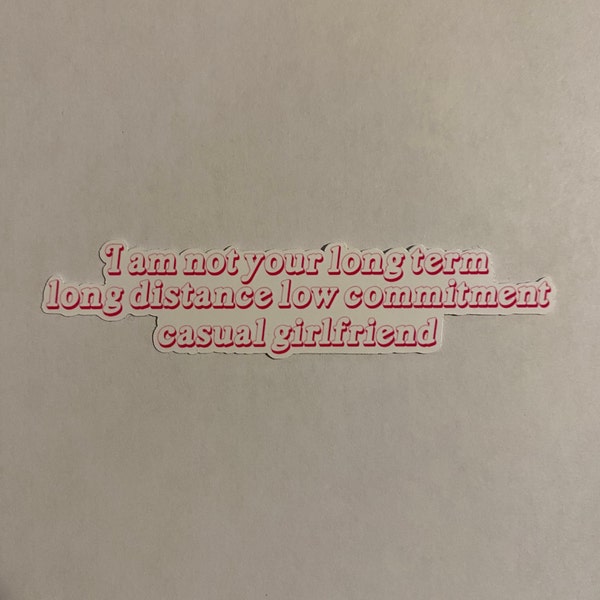 Barbie Long Term Long Distance Low Commitment Casual Girlfriend Svg - Etsy