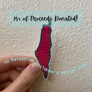 Free Palestine Sticker, Palestine Watermelon, Support Palestine, Palestine