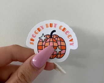 Disco Pumpkin Sticker