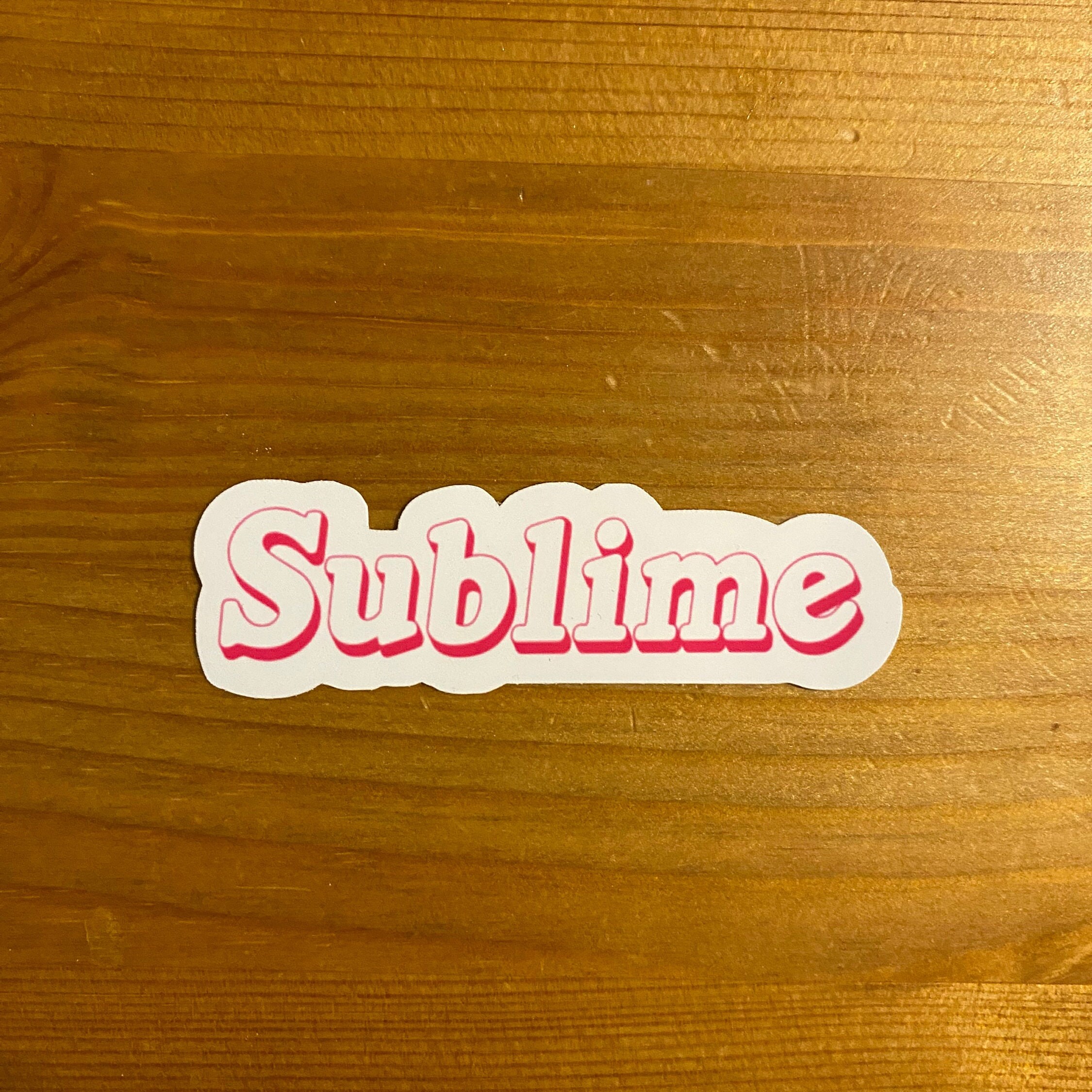 Sublime Sticker - Etsy