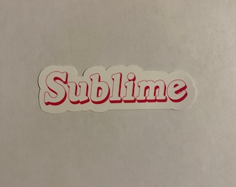 Sublieme sticker