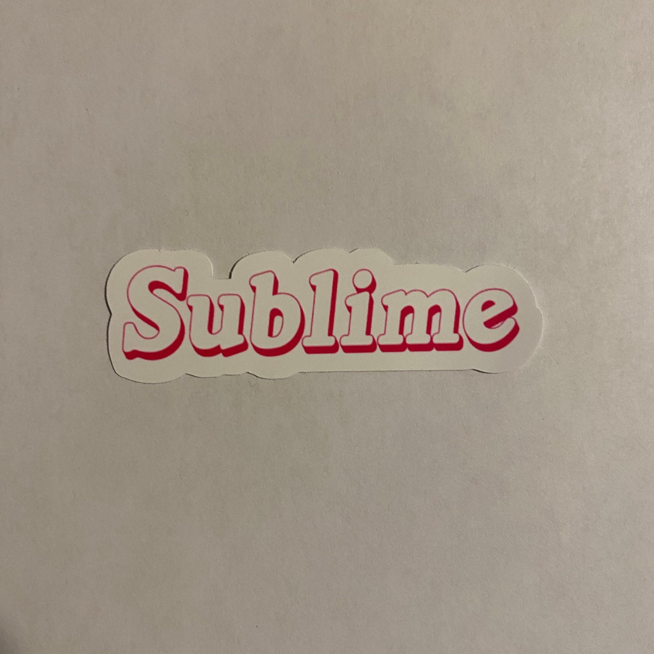 Sublime Sticker - Etsy
