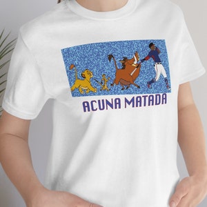 Acuna Matada Braves Shirt, Ronald Acuna Braves Shirt, Atlanta Braves Shirt, Lion King Shirt