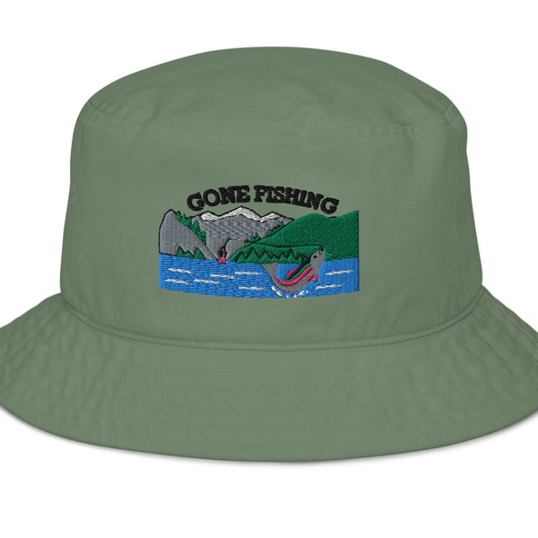 Fishing Bucket Hat Etsy