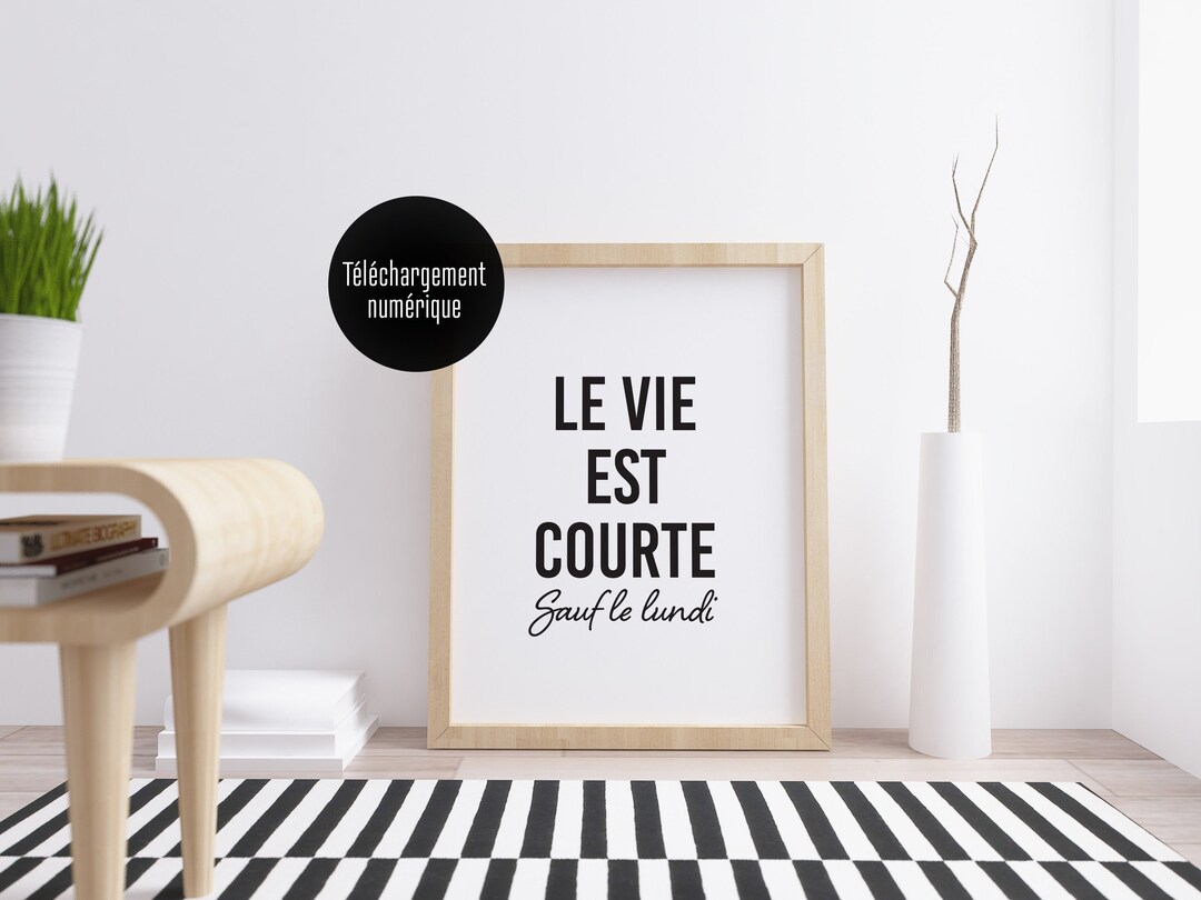 Définition Wall Art Citation De Décor Esthétique Citations Etsy