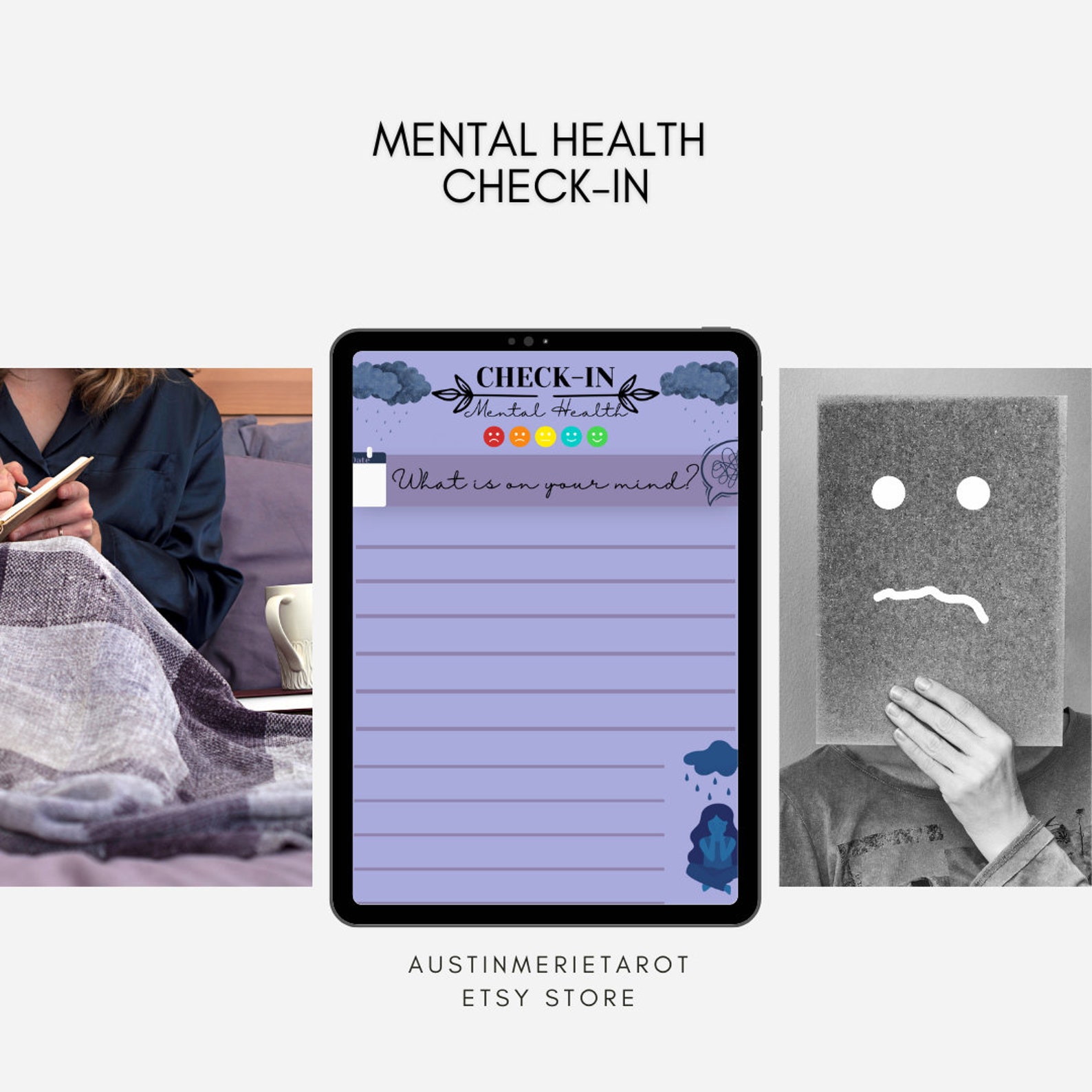 Mental Health Journal Template Etsy mental-health-journal-template-etsy