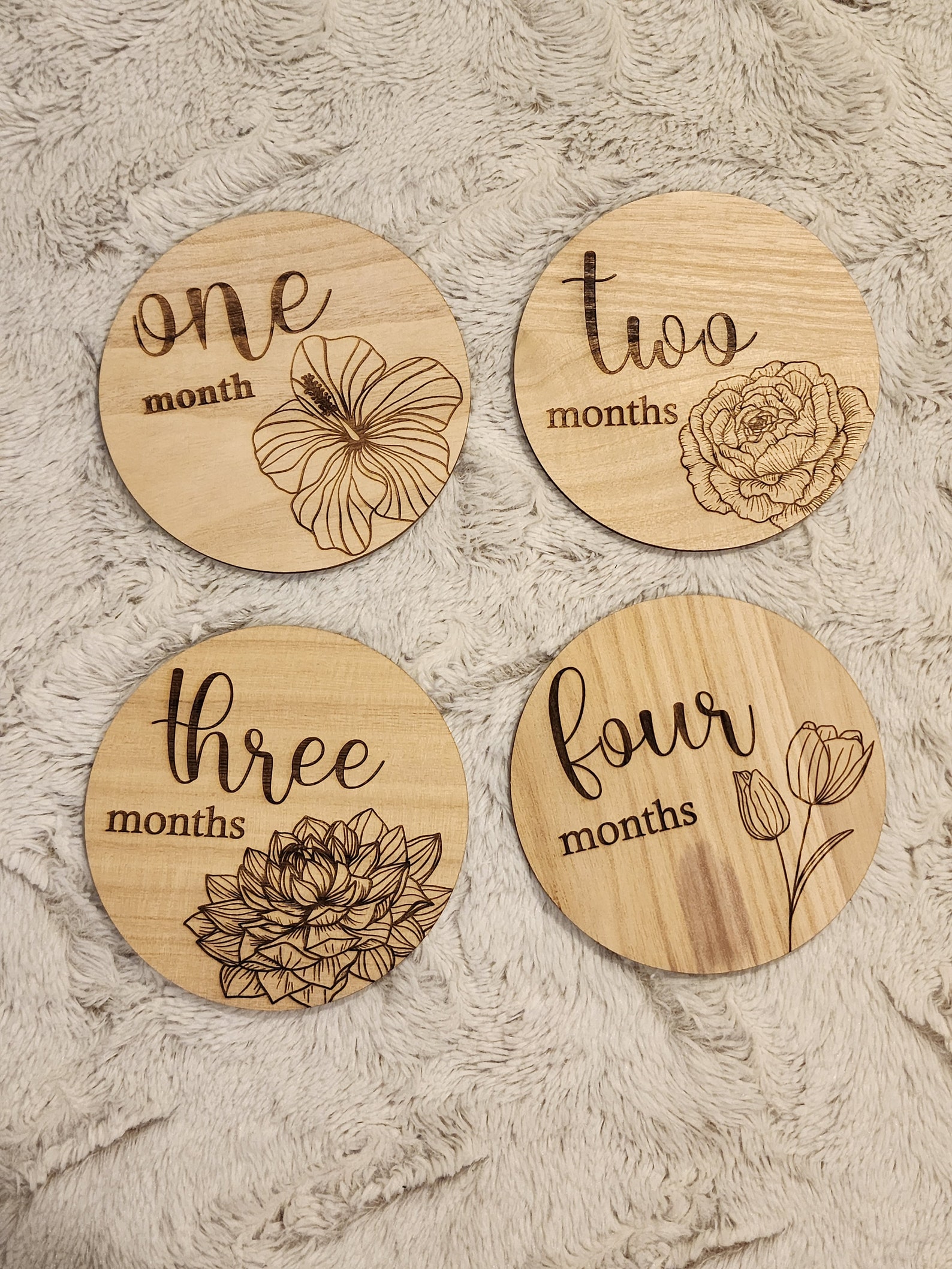 Baby Milestone Markers, Photo Prop for Baby, Monthly Milestone Markers ...