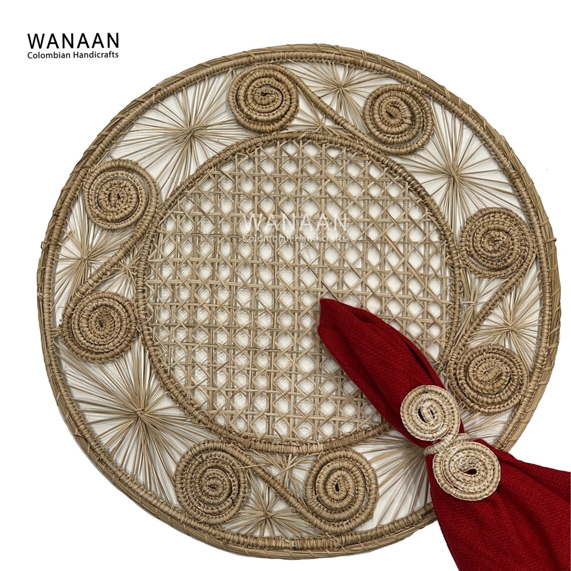Isla Placemat Set - Anise