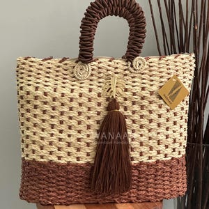 Handmade Iraca bag / Handwoven tote bag /Fashion Casual purse / straw bag / boho style /  Gift for Her / Woven Bag / Cartera / bolso / iraca