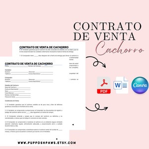 Contrato de Venta de Cachorros