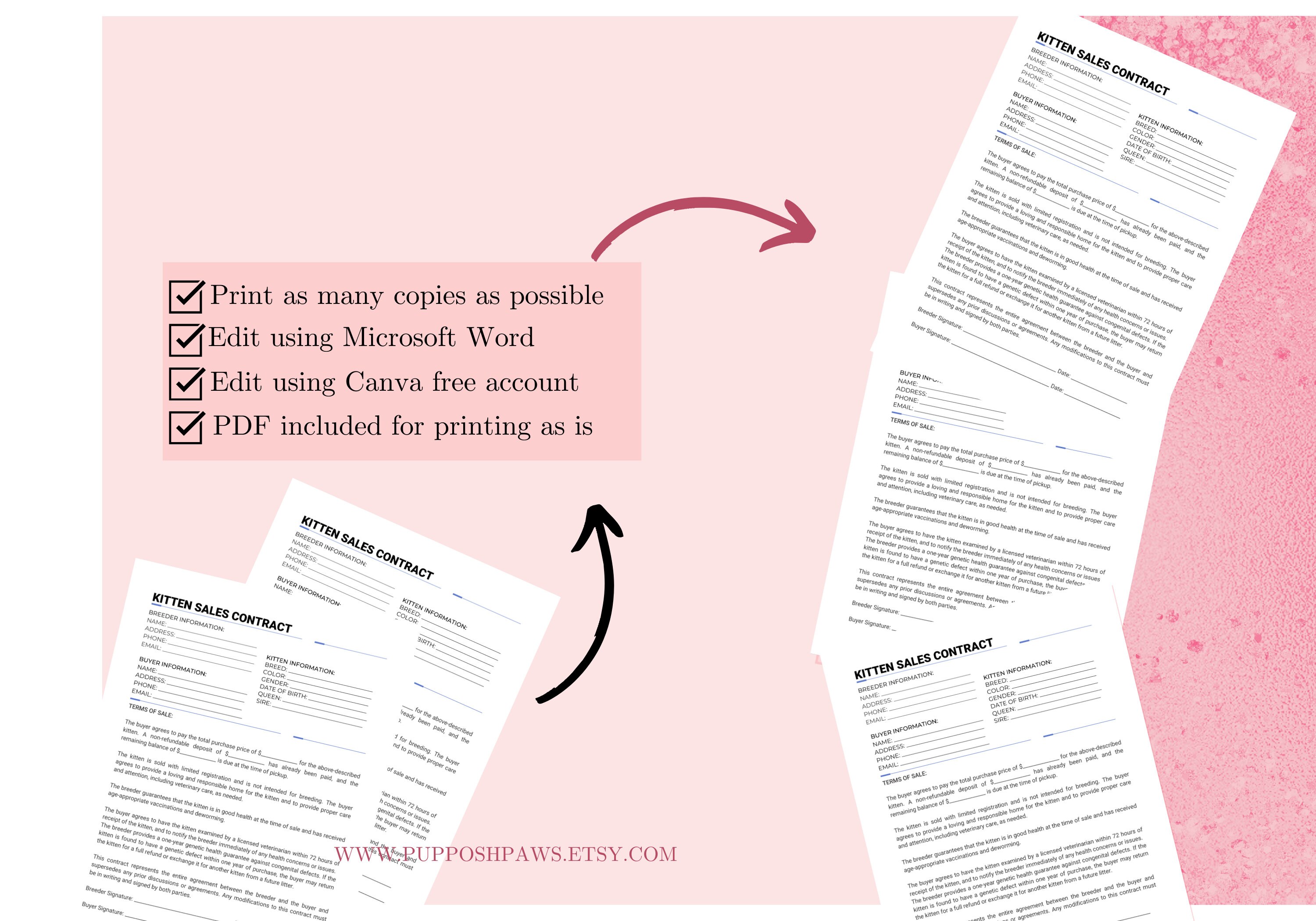 Kitten Sales Contract: Purchases and Sale Agreement for Breeder Kitten Kitten Sales Contract: Purchases and Sale Agreement for Breeder Kitten