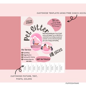 Folleto para cuidadores de mascotas y paseadores de perros