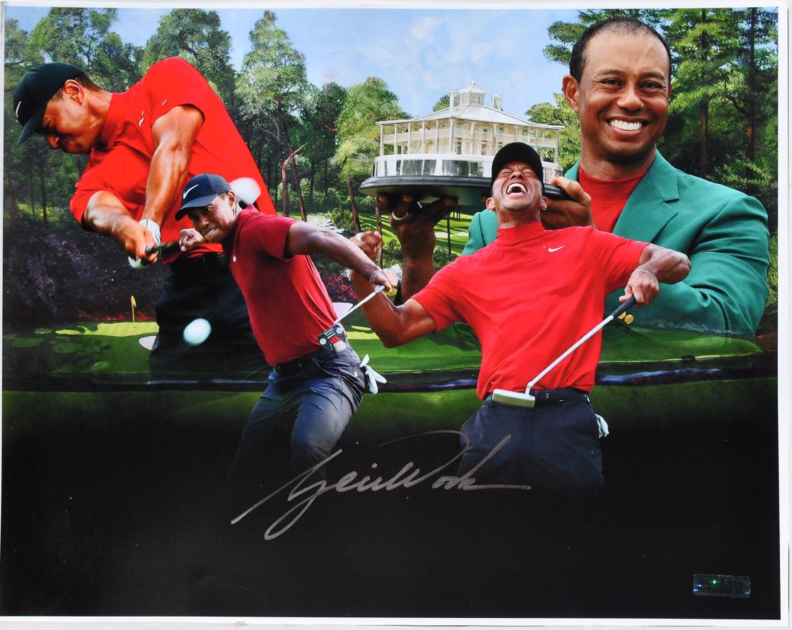 Tiger woods autograph - Etsy 日本