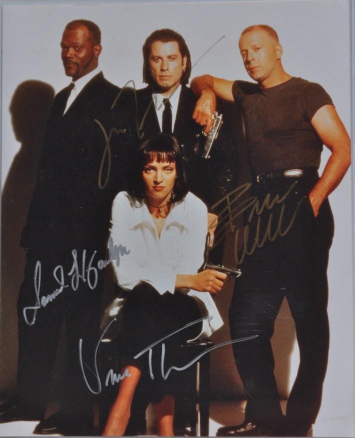 Bruce willis signed - Etsy 日本